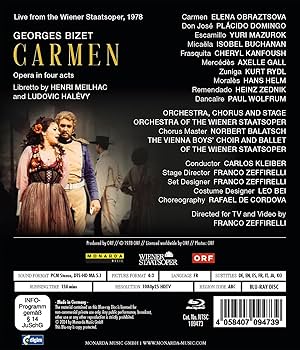 カルメン [Blu-ray] mxn26g8 カルメン』全曲 ゼッフィレッリ演出、カルロス・クライバー